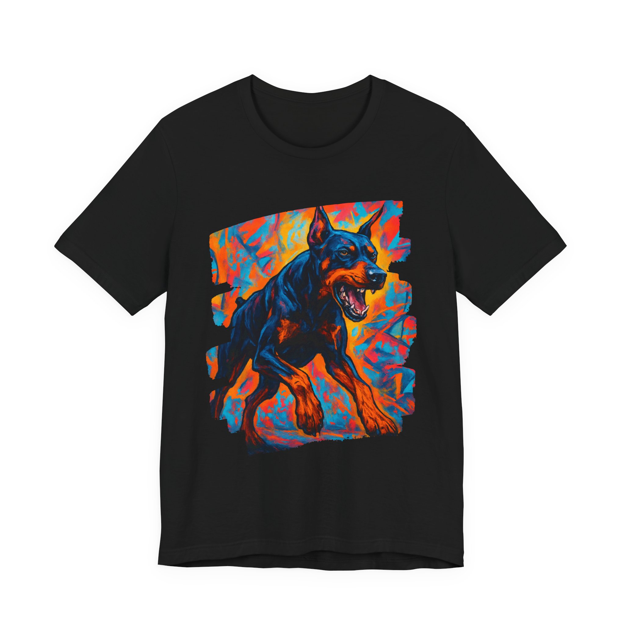 Doberman Graffiti Art Tee — Unisex Dog Graphic T-Shirt for men and women - Image 4